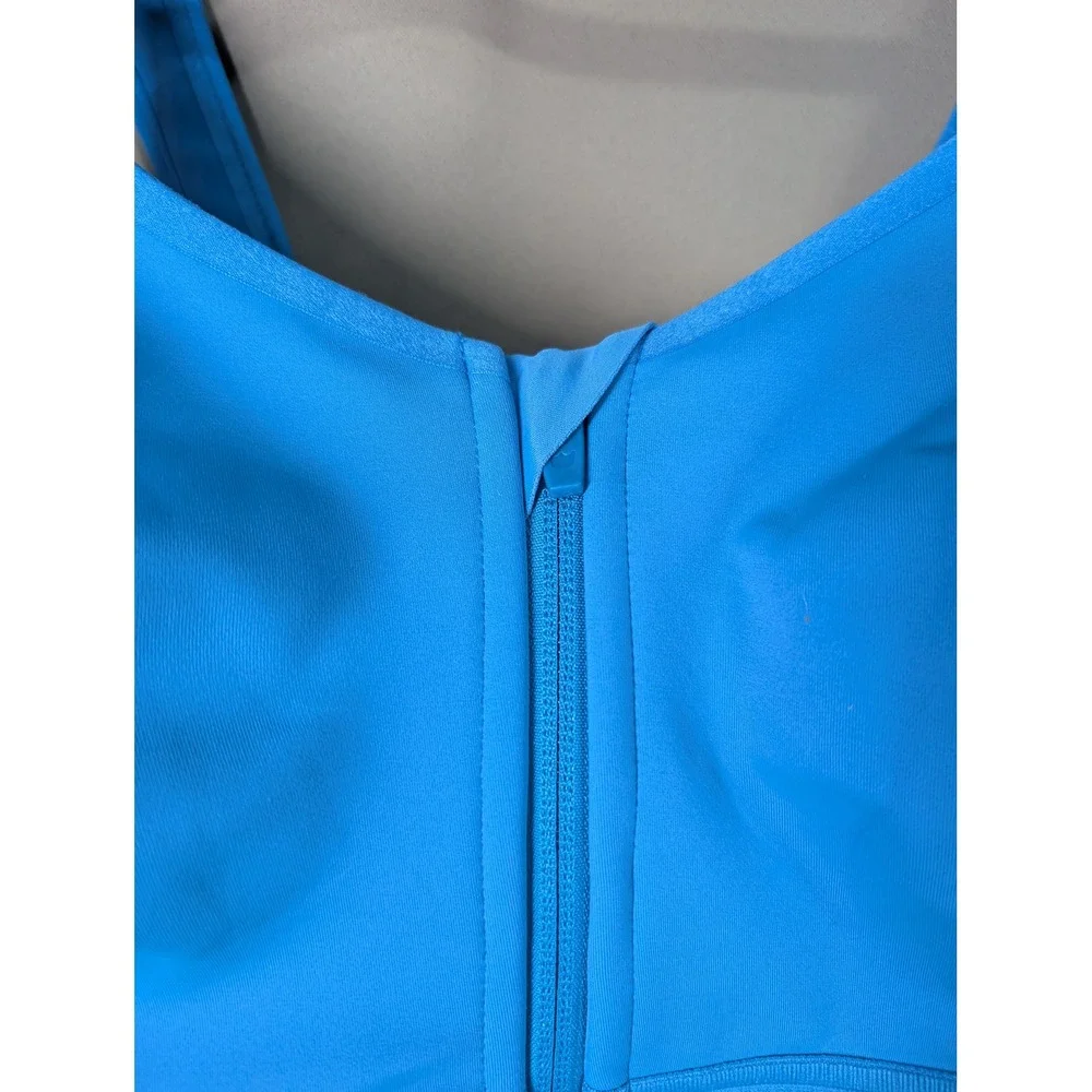 Shefit Flex Sports Bra Size 3Luxe Blue Kryptek Camo High Impact Front Zip